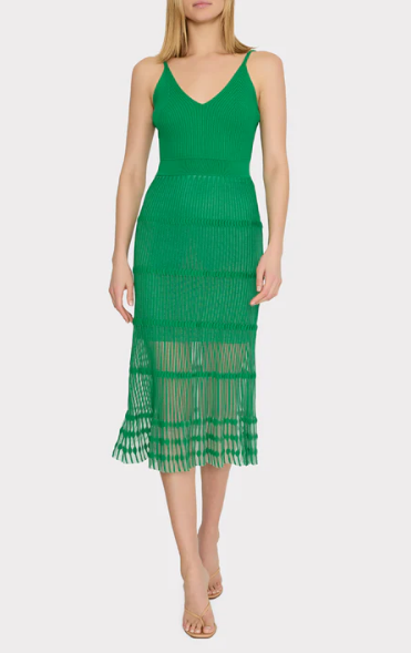 Sheer Knit Cami Dress